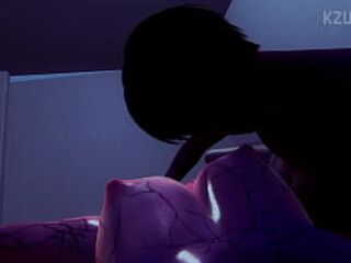 Nezuko Kamado Cumming Hard on the Fucking Machine - Uncensored 3D Hentai