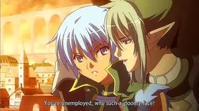 Echidna Rubs Irma’s Medium Boobs in Uncensored Queens Blade Anime Moans