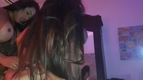 onlymayatx - my first threesome with the beautiful trans samilly. maya and luca pov adventure.