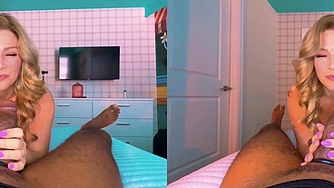 VR3D - Big boobed MILF sucks and fucks BBC in 3D
