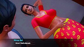 The Morning, I Was Lying In Bed, And Mina Bai Came And Sucked My Dick, Then I Fucked Her