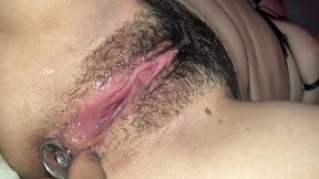 masturbacion vaginal y anal con plug