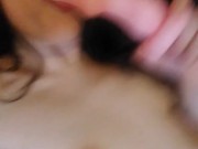 Full 10 MINUTE VIDEO on Onlyfans! Heavy Makeup Slut Licks Her Pussy Juice off Lil Bad Dragon Kelvin