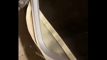 Anal toying with huge fake cock