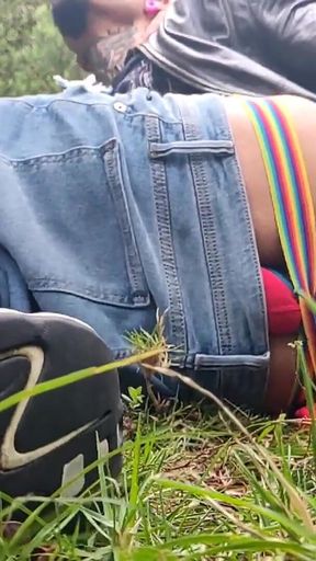 Cruising Fucks Me and Gives Me Cum in the Mountain