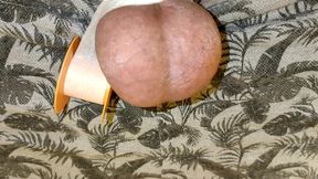 Uncut Cock Pulling Foreskin Back and Forth on Hard and Soft Dick
