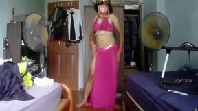 Sissy Belly Dancer Dances For Stepdaddy