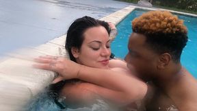 finnysplayhouse - big booty step sister davina winter gets fucked in pool while parents are away