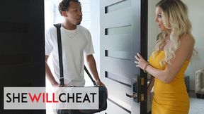 SHE WILL CHEAT - Novice Plumber Stretches Kenzie Taylor's Wet Pussy&#x1F32E;&#xFE0F;