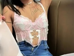 Amateur blondie solo anal masturbation