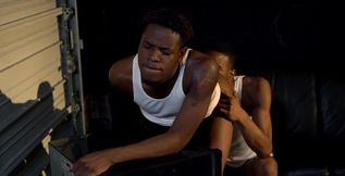 Appealing black boys go full mode fucking after they throat one another's cocks