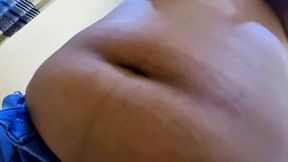 after school the 18 year old chubby teen girl gets horny in jeans! can you fuck her round fat ass