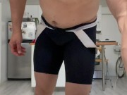 Biker Wears A Thong