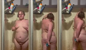 Chubby Blonde Gapes Big Ass Fingers Fucks Hole Cums Gushing