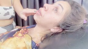 GAGGING TO THE EXTREME WITH MY DANGEROUS HANDS -- BY ARIEL -- CLIP 04