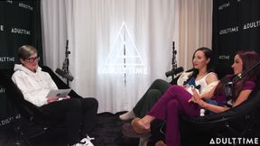 Pornstars Podcast After Lesbian Hookup