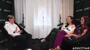 Pornstars Podcast After Lesbian Hookup