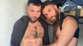 Crimson-Sizzling Latino Driver Rodrigo El Santo Entices Soccer Player Eric Deen And Pokes Him Stiff - Dick Rides