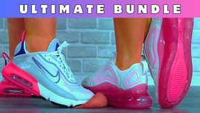 Cock & Ball Trample Training With Goddess Amber & Miss Lucy - Ultimate Bundle - 174 - Multi Trampling CBT Ballbusting Balls Crush Crushing Trainers