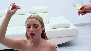 (Wet) Dominique Palermo, 12 loads, Cum in Mouth, Bukkake, 5on1, BBC, Golden Shower, Pissing, DAP, Swallow