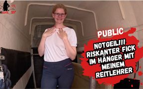 Riding Instructor Fucks Me in at the Stable and Squirts in My Ahegao Face!