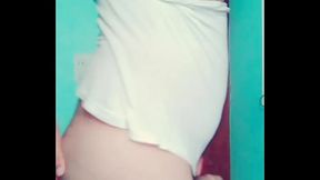 Hot shemale Indian dances masturbates