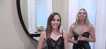 Stepsisters Dani & Sophia Share Stepbro’s Cock