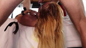 Bambii in: Step Sis Sloppy Facefuck