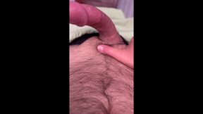 Jerking off with Vibrating and Rotating Butt Plug in My Ass