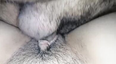 My girlfriend gets fucked raw by my big dick while her mom watches