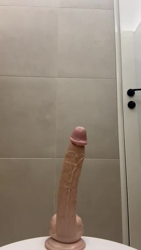 Ej dildo BJ & HJ (HUGE CUMSHOT) - bulgarian dirty talk