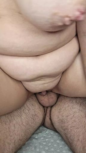 A beautiful sweet tight pussy jumping on my cock