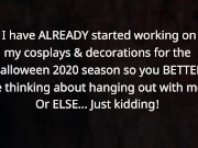 Ahem, I'd like to have a word with you about Halloween