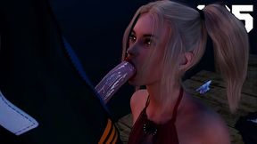 Being A DIK #185 - 18 YO Blonde Stripper Gives Me A Sloppy Blowjob