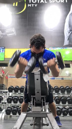 Isolation Gains: Curls for the Boys in a Masked-Up Gym