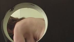 Big boobed MILF eats cum after hot gloryhole BJ action