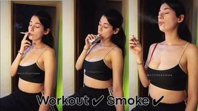 Post Workout Smoke Break