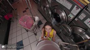 Experience the Thrill: POV Redhead Tease in the Laundry Room with Melanie Marie