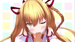 Kongo Iroha sucks a cock