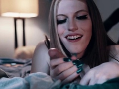 TBabe Izzy enjoys sucking Stepbros dick