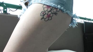 Desperate Balcony Daisy Dukes Denim Shorts Leaking Pee And Wetting Solo Female HD Porn Exclusive Verified Amateurs