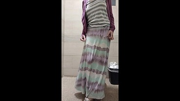 Road Trip Public Bathroom Pee Breaks & Exhibitionist Car Masturbation