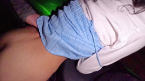 Sneaky Motorcycle Fuck Creampie Cindy Luna Petite