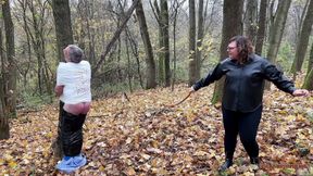 Dominatrix Mistress April - Forrest beating