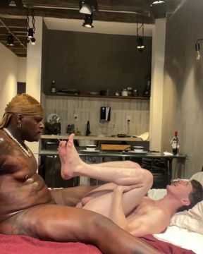 White Brazilian Slut Takes Big Black Cock