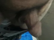 Gordo haciendose una paja