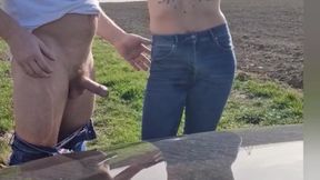 Public Flashing and Outdoor Dick Devouring