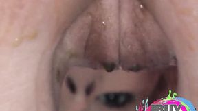 ”Two Lesbian showing natural tits & Popsicle lick twat”