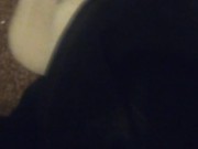 Black Dress Shoes & Cute Hexagon White Dirty Socks (No Audio)