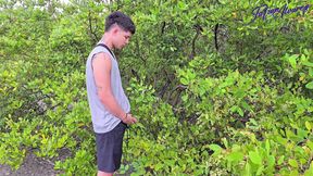 I have a threesome with my boyfriend and his friend on the beach